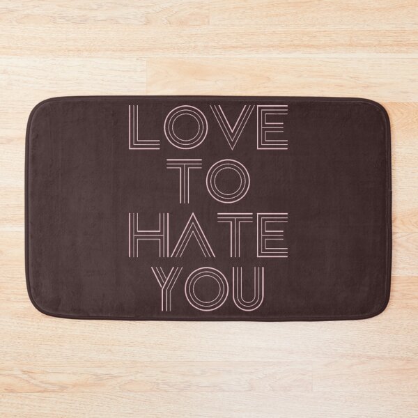 Item preview, Love to Hate You, pink designed and sold by LanitaKeen.