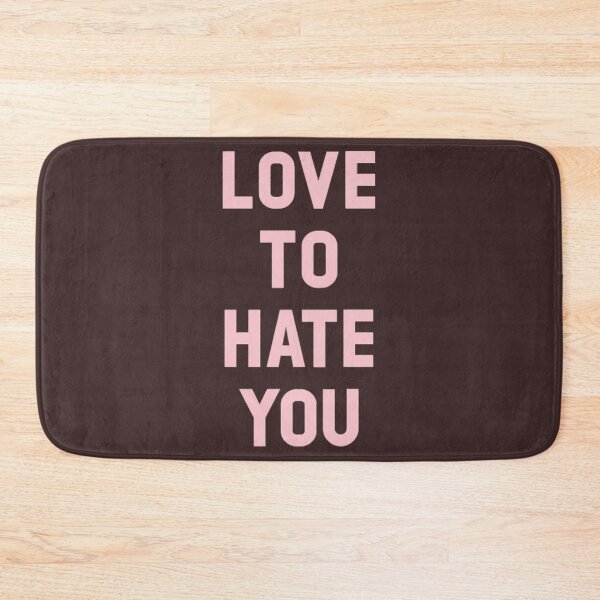 Item preview, Love to Hate You, pink designed and sold by LanitaKeen.
