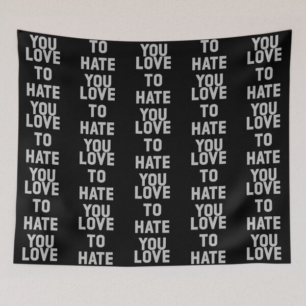 Item preview, Love to Hate You, silver designed and sold by LanitaKeen.