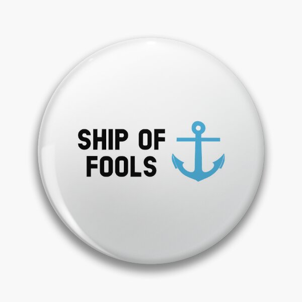 Item preview, Ship of Fools, black blue designed and sold by LanitaKeen.