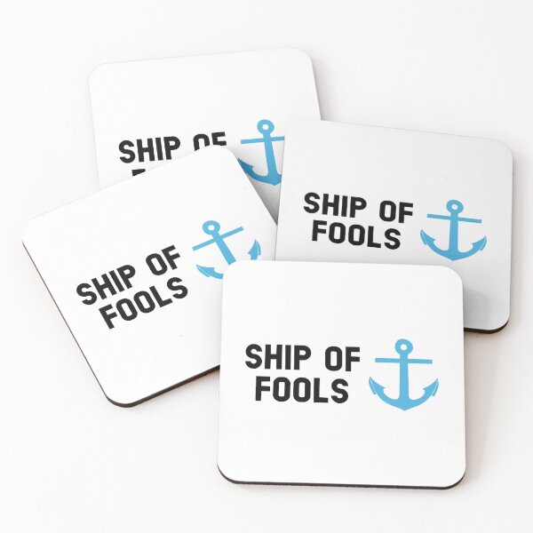 Item preview, Ship of Fools, black blue designed and sold by LanitaKeen.