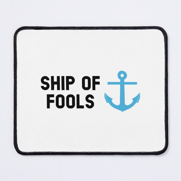 Item preview, Ship of Fools, black blue designed and sold by LanitaKeen.