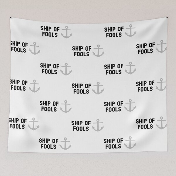 Item preview, Ship of Fools, black silver designed and sold by LanitaKeen.