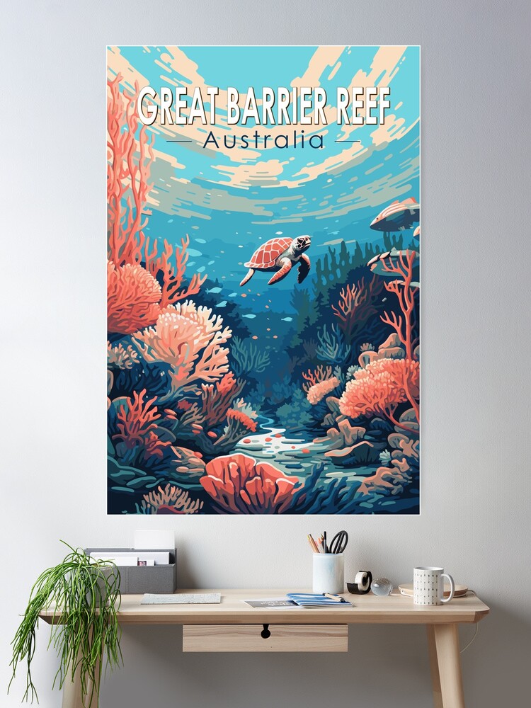 SIGNED Peter Lik Great Barrier Reef Australia Coral Fish