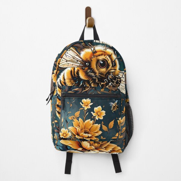 Item preview, A Busy Bumble Bee Hanging with Flowers and Honey Buzz Buzz designed and sold by wojysmokes.