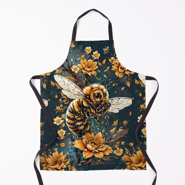 Item preview, A Busy Bumble Bee Hanging with Flowers and Honey Buzz Buzz designed and sold by wojysmokes.