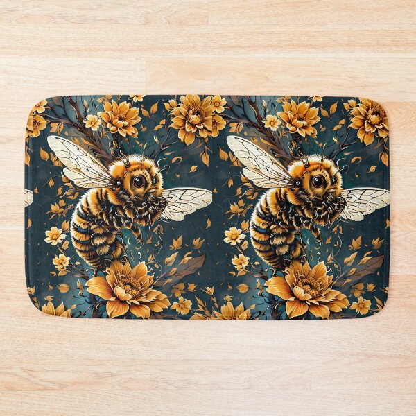 Item preview, A Busy Bumble Bee Hanging with Flowers and Honey Buzz Buzz designed and sold by wojysmokes.