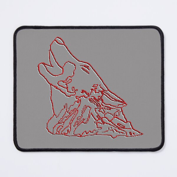 Item preview, wolf head howling at the moon night designed and sold by 4rpixs.