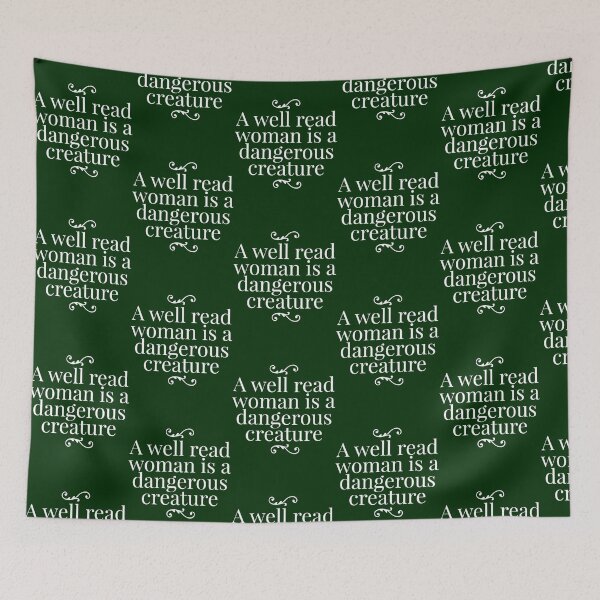Item preview, A Well Read Woman designed and sold by MollasaniPartyn.