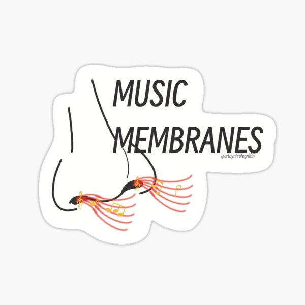 Music Membranes Sticker