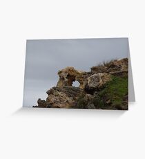 A Hole In The Rocks Greeting Card