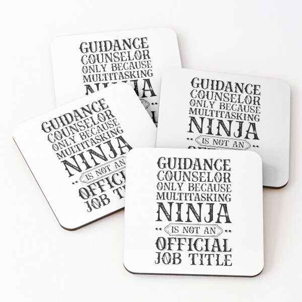Item preview, Guidance Counselor Only Because Multitasking Ninja Funny designed and sold by kamrankhan.