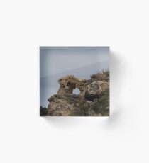 A Hole In The Rocks Acrylic Block