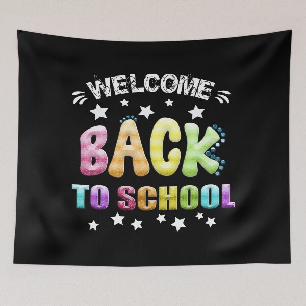 Item preview, WELCOME BACK TO SCHOOL designed and sold by Fateh-Kro ⭐⭐⭐⭐⭐.