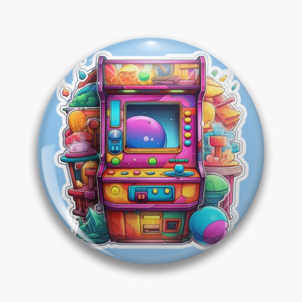 Artikelvorschau, Retro-Arcade-Spiel bunt entworfen und verkauft von TopzShop.