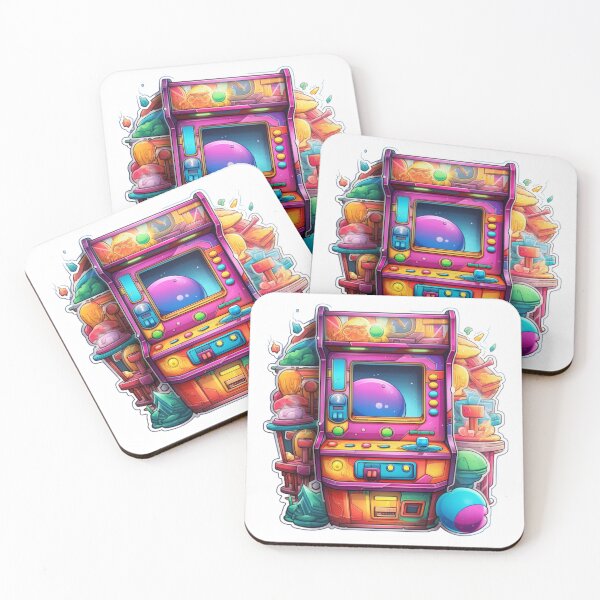Artikelvorschau, Retro-Arcade-Spiel bunt entworfen und verkauft von TopzShop.