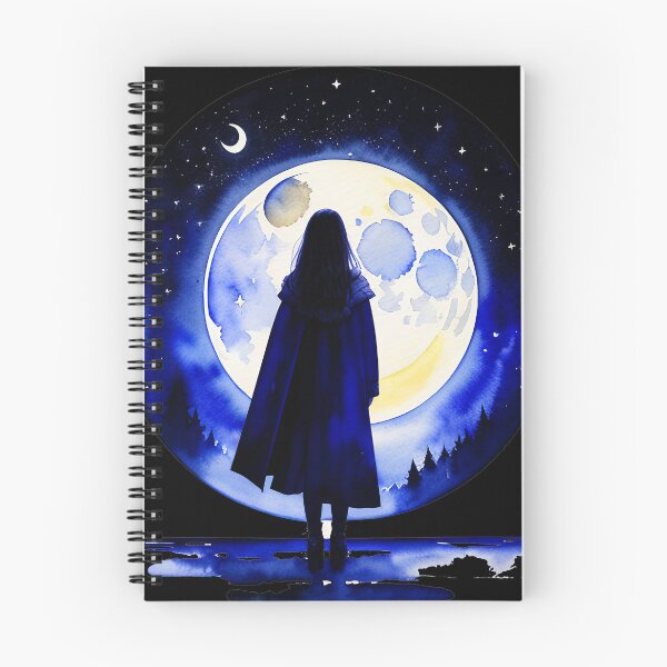 Item preview, Girl standing in the moonlight designed and sold by Goodyzaa.