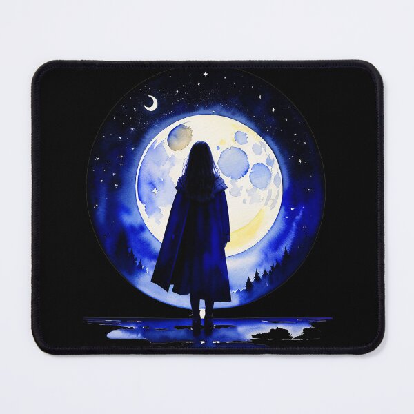 Item preview, Girl standing in the moonlight designed and sold by Goodyzaa.