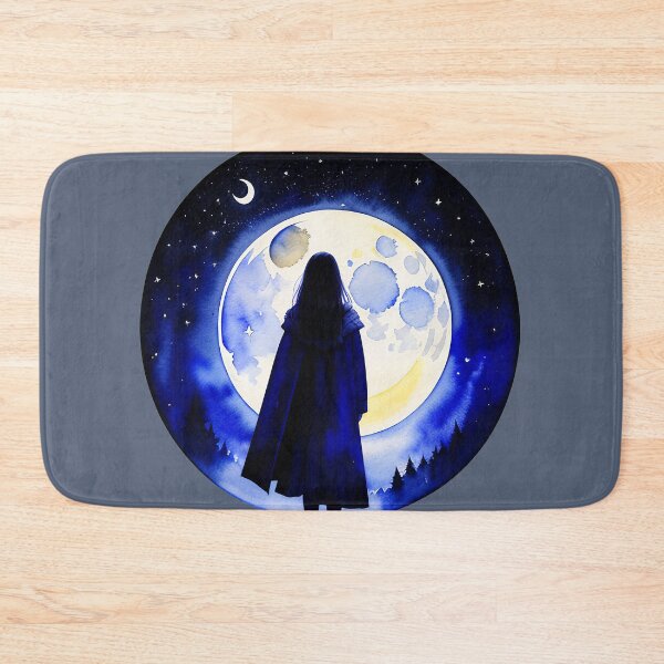 Item preview, Girl standing in the moonlight designed and sold by Goodyzaa.