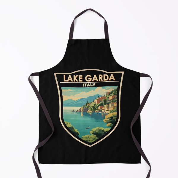 Item preview, Lake Garda Italy Travel Art Badge designed and sold by KrisSidDesigns.