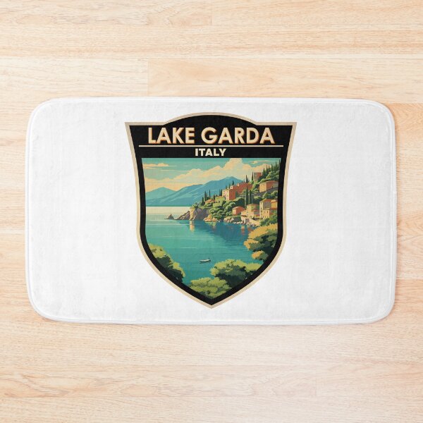Item preview, Lake Garda Italy Travel Art Badge designed and sold by KrisSidDesigns.