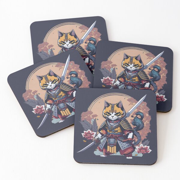 Item preview, Samurai Cat designed and sold by Aesthetic-Verse.