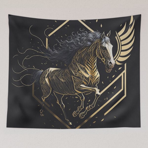 Item preview, Golden Horse designed and sold by ThanaDesign.