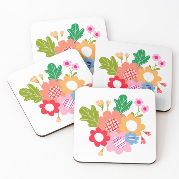 Item preview, Vibrant Colourful Flower Floral Cluster designed and sold by Nicola-Rowe.