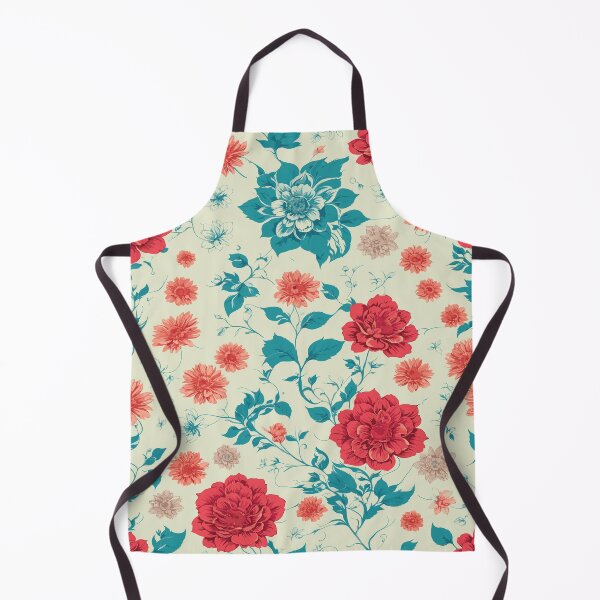 Item preview, Pattern happens flower Colorful red and blue designed and sold by Suldaanstyle.