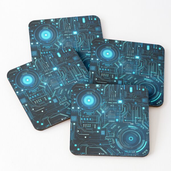Item preview, xSeamless Pattern Beyond Interfaces: Futuristic Digital Art Unleashed designed and sold by AlienSkinEyes.