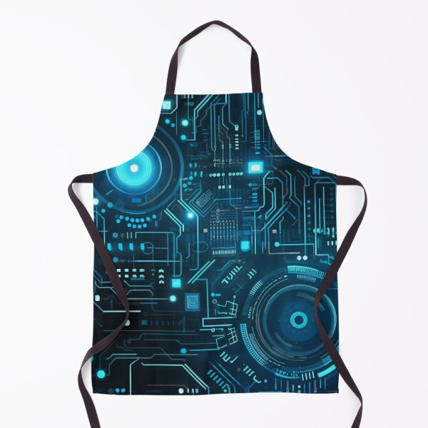Item preview, xSeamless Pattern Beyond Interfaces: Futuristic Digital Art Unleashed designed and sold by AlienSkinEyes.