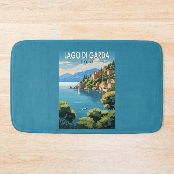 Item preview, Lago di Garda Italia Travel Art Vintage designed and sold by KrisSidDesigns.