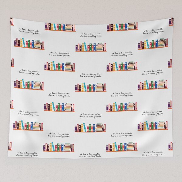 Item preview, A World of Books - Teal designed and sold by MollasaniPartyn.