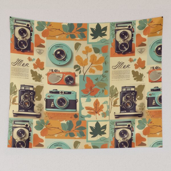 Item preview, Vintage camera and Retro designs designed and sold by Piano-pn.
