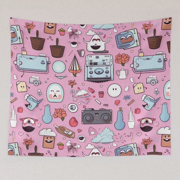 Item preview, Artistic Laughter Transforming Dad Jokes into Patterns designed and sold by pavenavach.