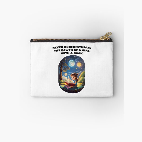 Item preview, Never underestimate the power of a girl with a book designed and sold by UltimateWorld.