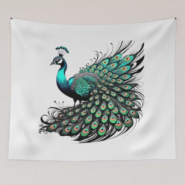 Item preview, Abstract Peacock Elegance designed and sold by Hungry-Murphy.