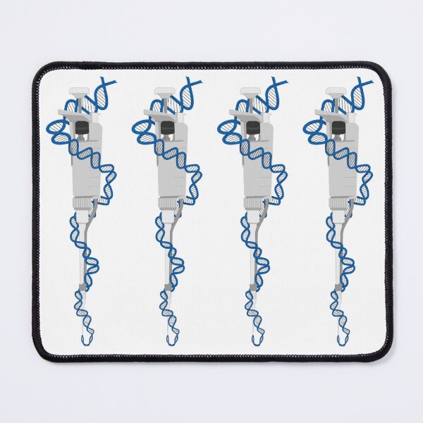 Item preview, Light Gray Micropipette with Blue DNA designed and sold by emmacatwheels.