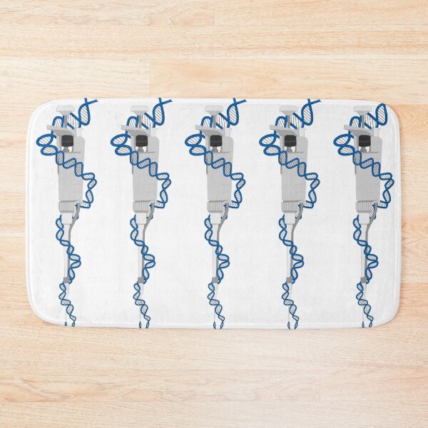 Item preview, Light Gray Micropipette with Blue DNA designed and sold by emmacatwheels.