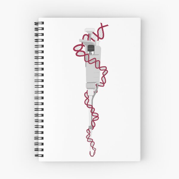 Item preview, Light Gray Micropipette with Crimson DNA designed and sold by emmacatwheels.