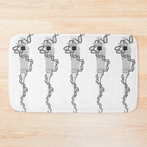 Item preview, Light Gray Micropipette with Dark Gray DNA designed and sold by emmacatwheels.