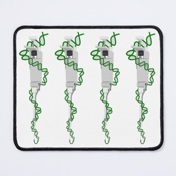 Item preview, Light Gray Micropipette with Green DNA designed and sold by emmacatwheels.