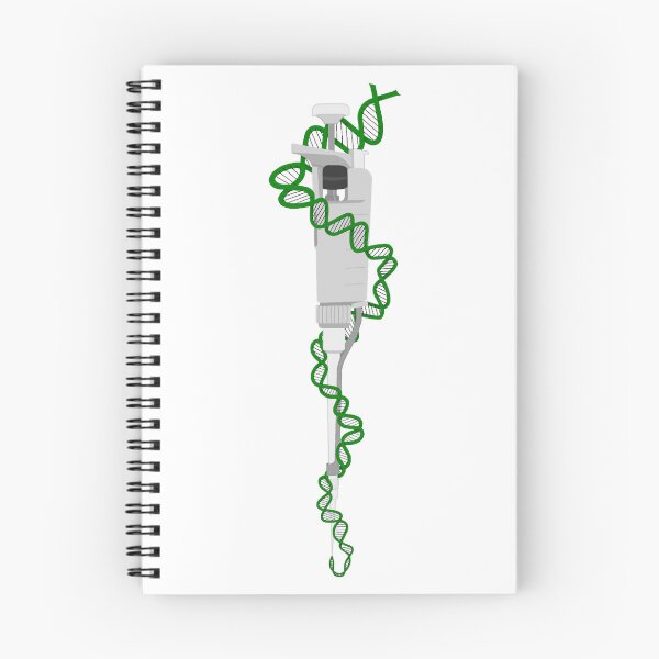 Item preview, Light Gray Micropipette with Green DNA designed and sold by emmacatwheels.