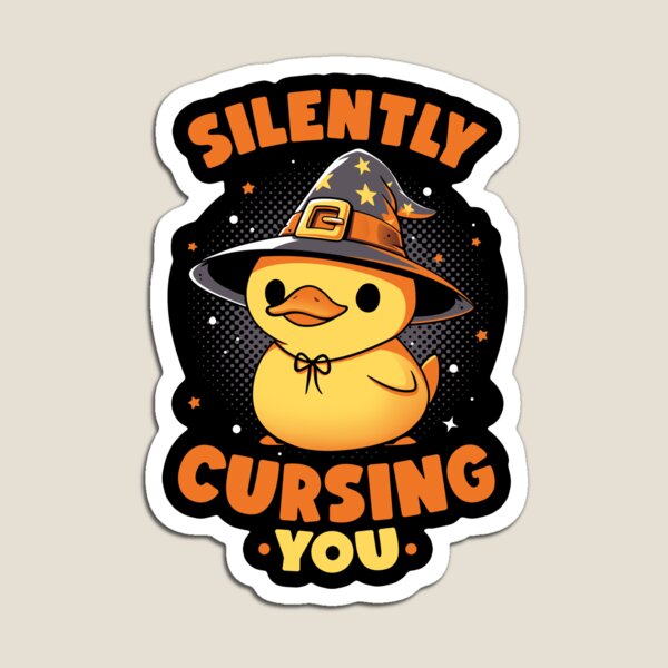 Item preview, Magical Cursing Duck - Kawaii Animal designed and sold by Snouleaf.