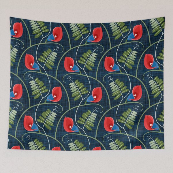 Item preview, calla and vetch - red-green-blue designed and sold by kobyakov.