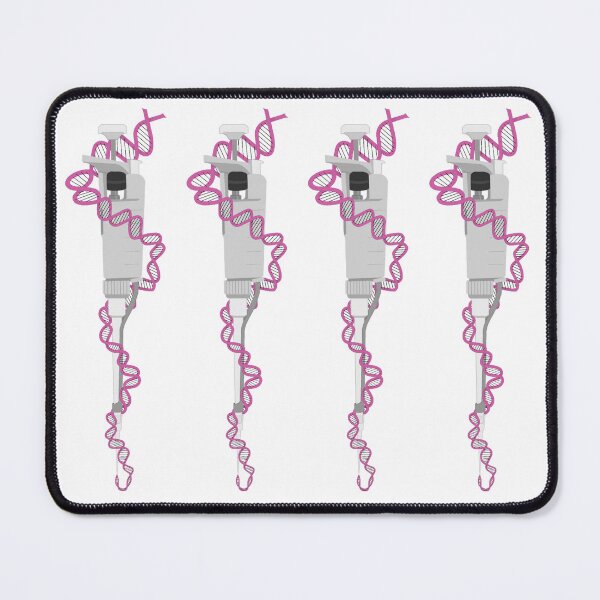 Item preview, Light Gray Micropipette with Light Pink DNA designed and sold by emmacatwheels.
