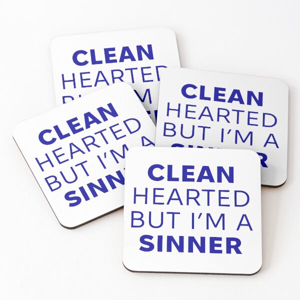 Item preview, Clean Hearted But I'm A Sinner  designed and sold by WeGotThat.