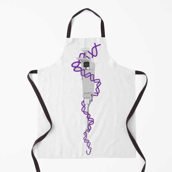 Item preview, Light Gray Micropipette with Purple DNA designed and sold by emmacatwheels.
