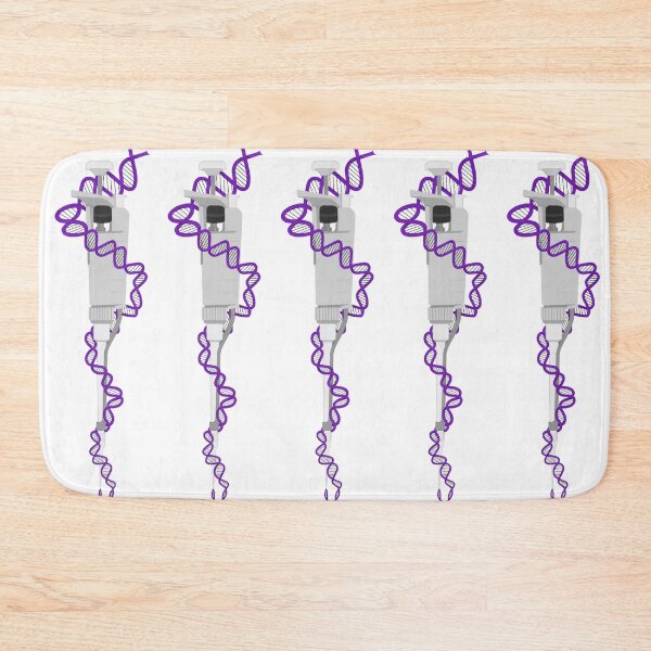 Item preview, Light Gray Micropipette with Purple DNA designed and sold by emmacatwheels.