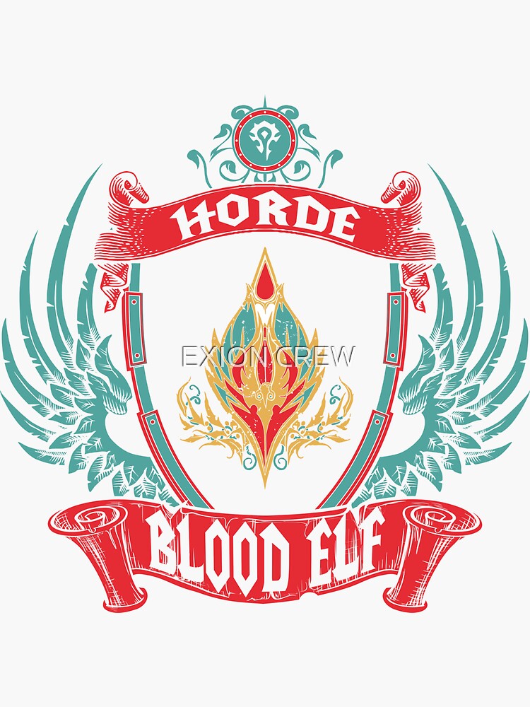 For The Horde! - Warcraft - Sticker